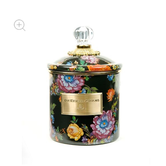 McKenzie Childs Other - McKenzie Childs Flower Market enamel canister